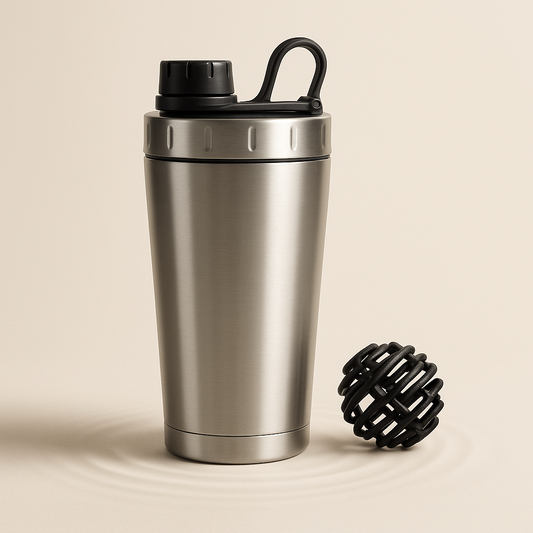 Protein Shaker Bottle Stainless Steel 20oz
